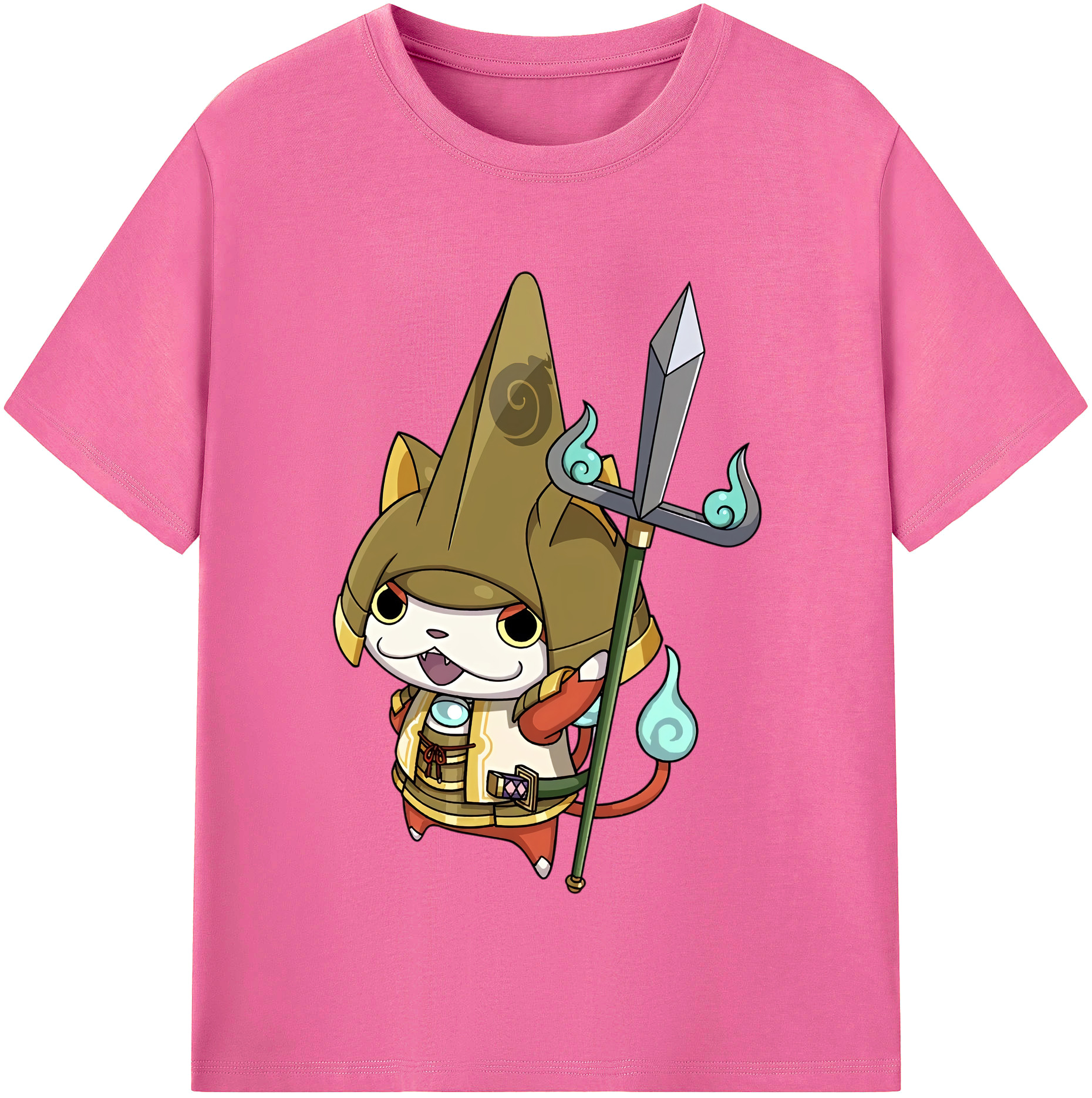（画像用） 妖怪ウォッチ Yo-kai Watch レディースカジュアルプリントTシャツ（綿100％）